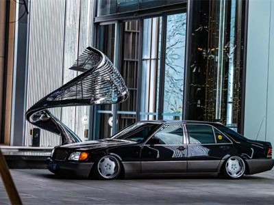 Big pie circle Mercedes-Benz W140 bagriders gorgeous and elegant